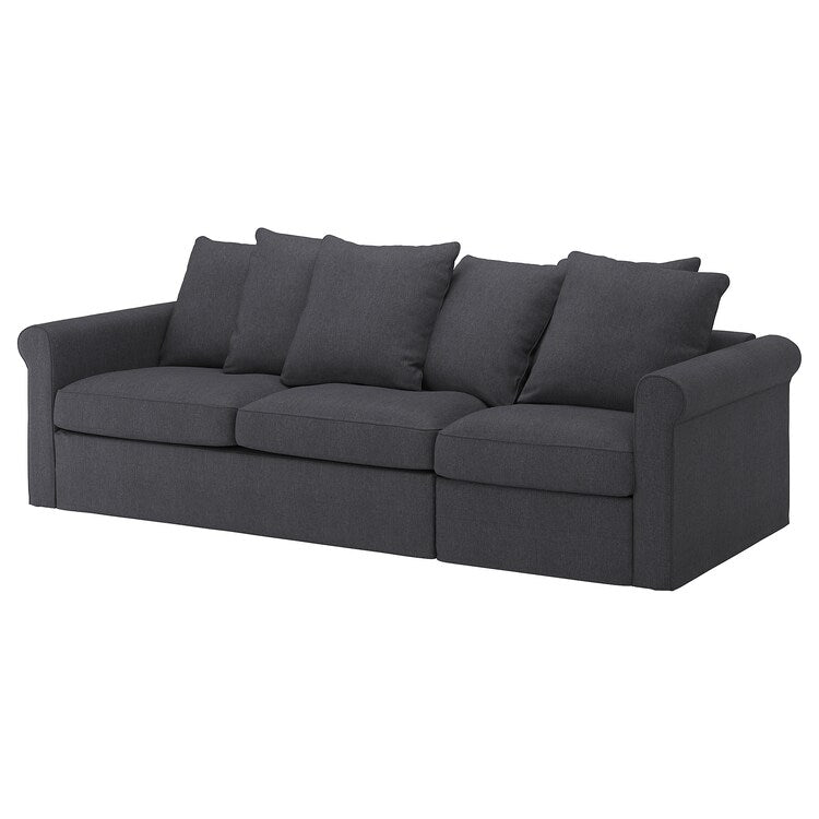 GRÖNLID 3-seat sofa-bed, Sporda dark grey